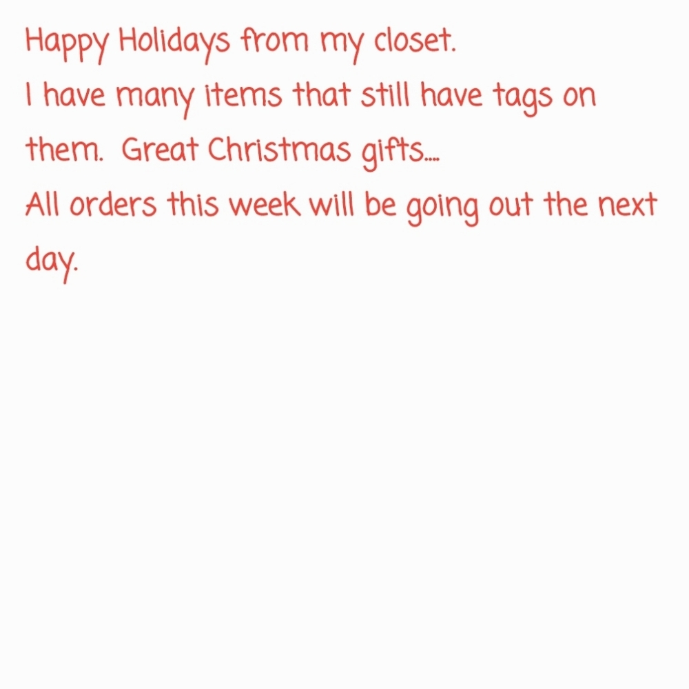HAPPY HOLIDAYS